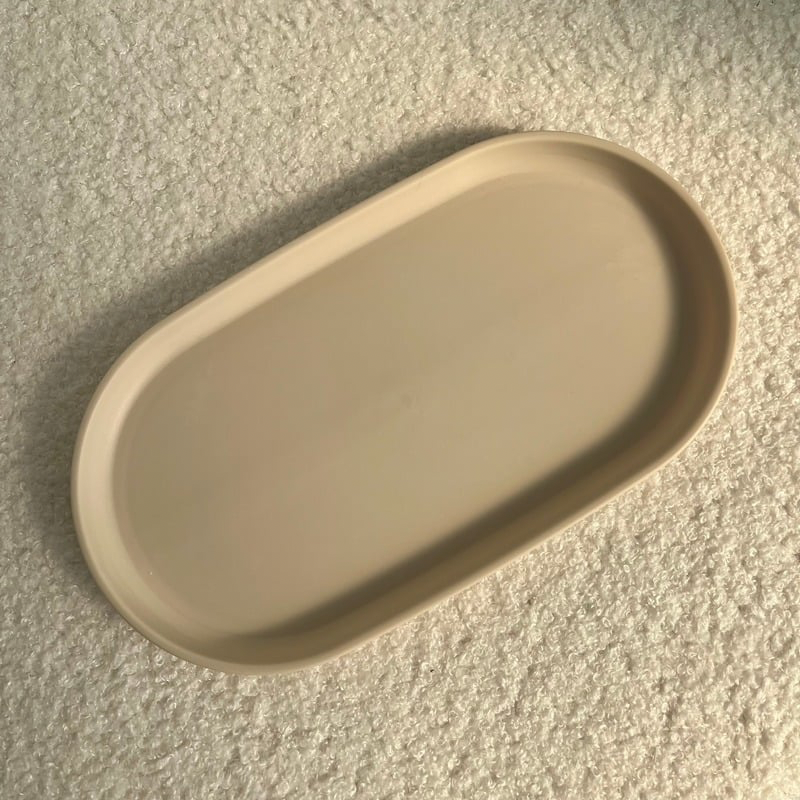 PLATEAU DÉCORATIF BEIGE