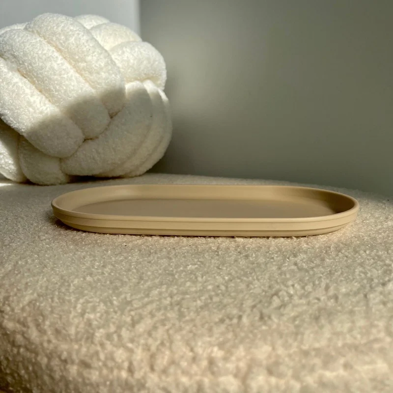 PLATEAU DÉCORATIF BEIGE