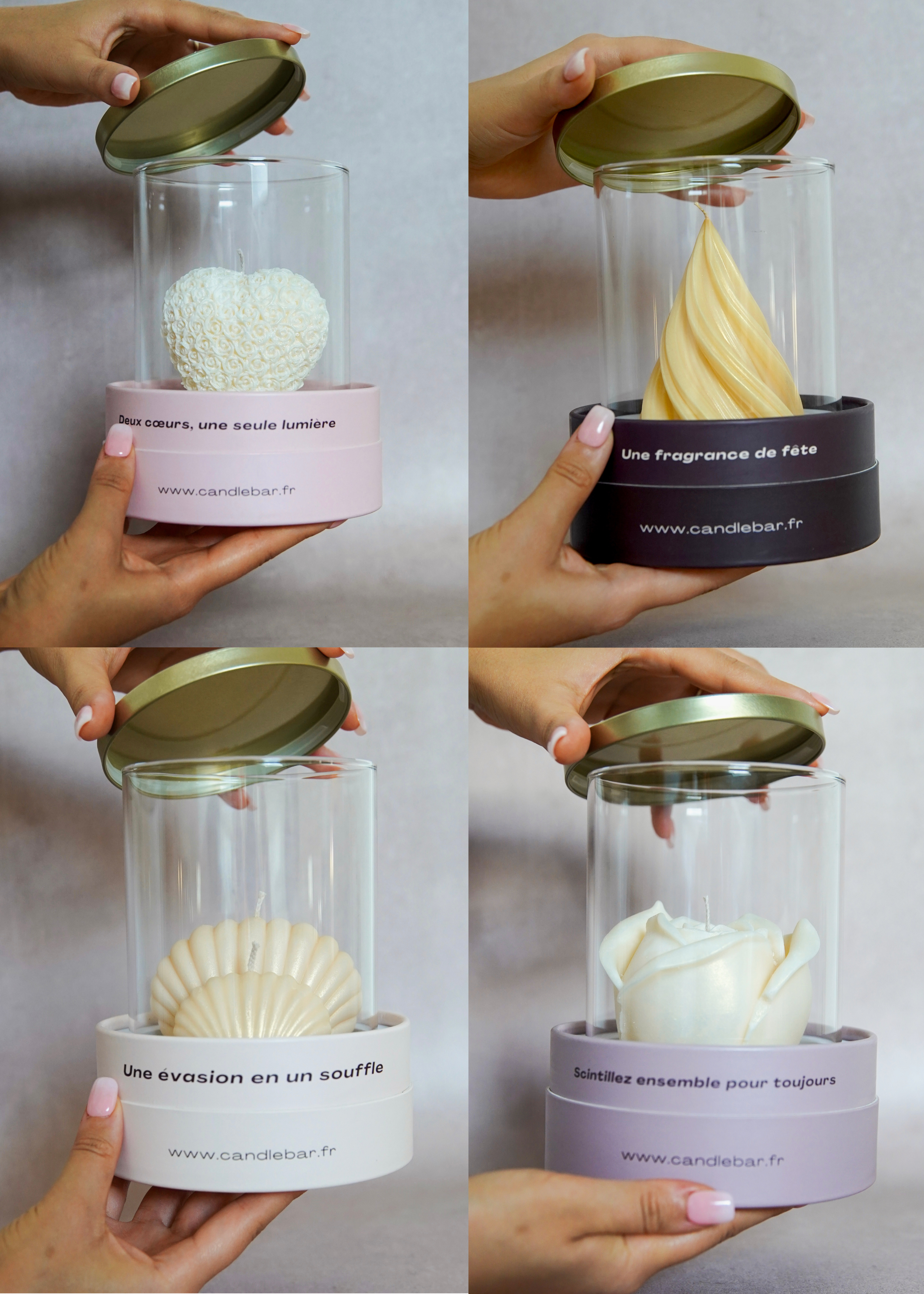 PERSONNALISEZ VOTRE BOUGIE PARFUMÉE